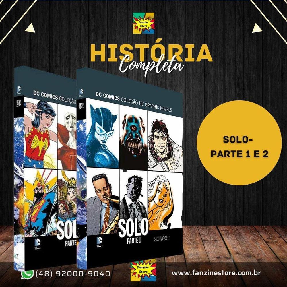 DC Graphic Novels Sagas Definitivas - Combo Solo 1 e 2