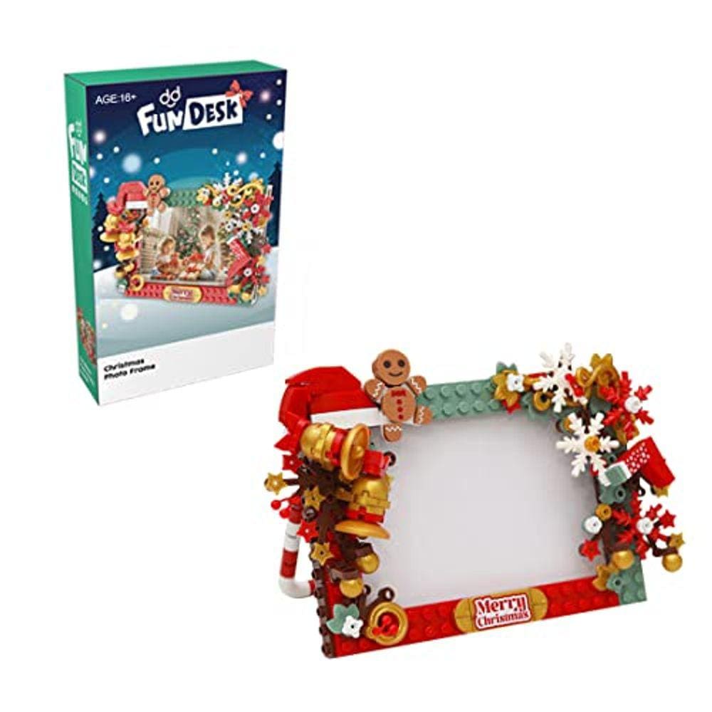 Cospro Natal Photo Frame Modelo Blocos de construção, Pequeno