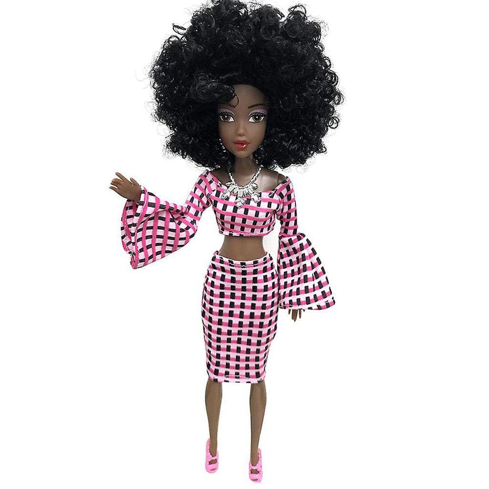  Boneca africana com junta móvel para bebês