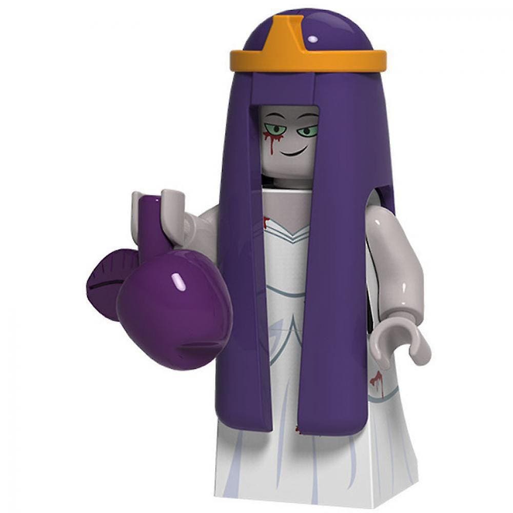 16pcs Série de Halloween Minifigures Pumpkin People Zombies Vampire Witch Children`s Puzzle Assembling Building Block Toys