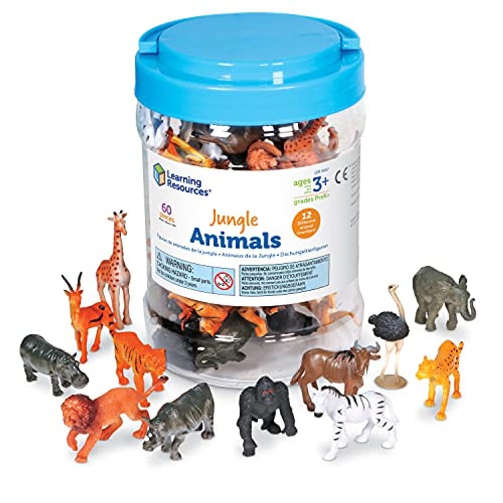 Recursos de Aprendizagem Contadores de animais de selva, Cou Educacional