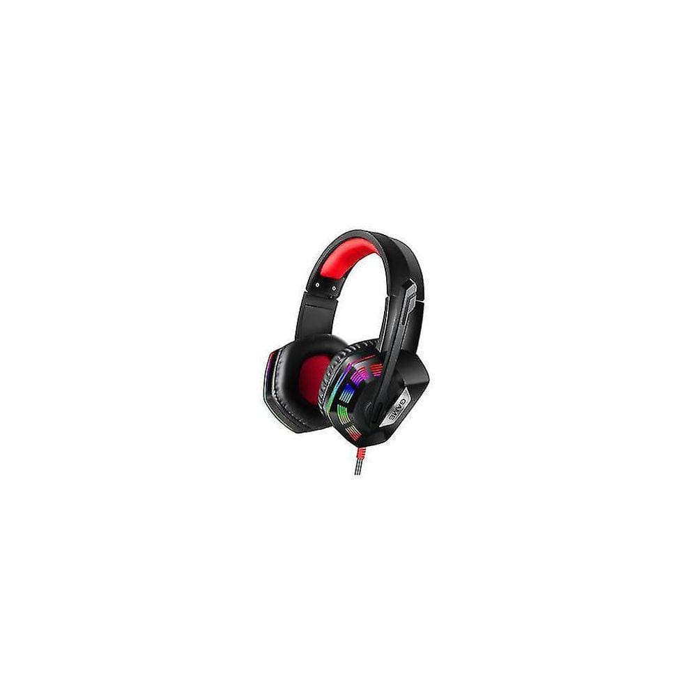 Fones de ouvido fones de ouvido m1 7.1 canais 3.5mm+usb com fio omnidirecional fone de ouvido led backlight com microfone para