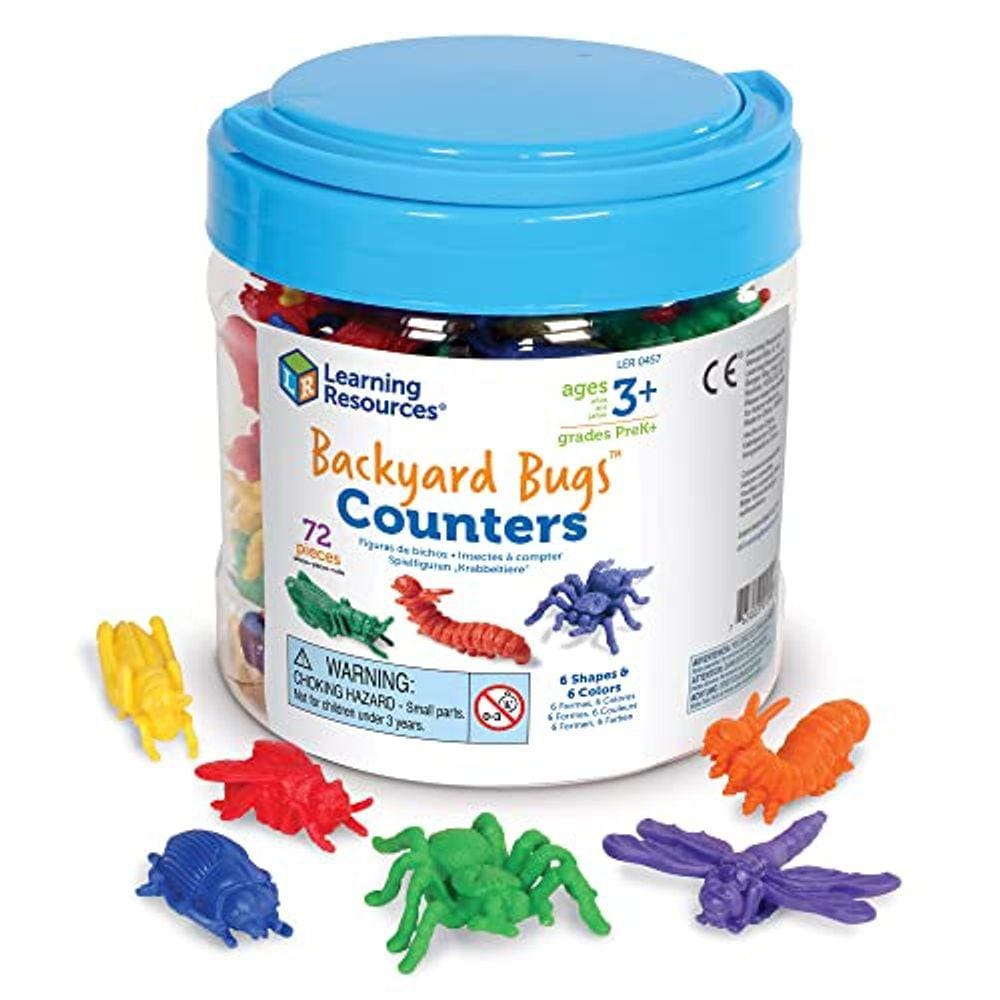 Recursos de aprendizagem Backyard Bugs Counters