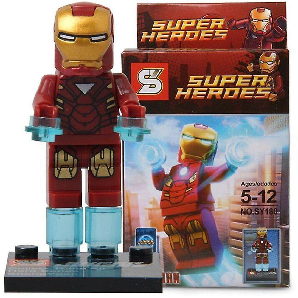 Mini figuras de super-herói de 8pcs