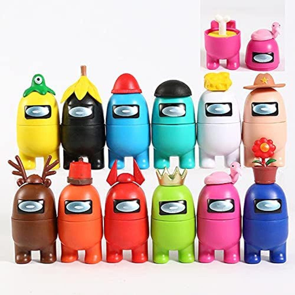 Conjunto de estatuetas merch, brinquedos de coleção para fãs de jogos, Mini Ch