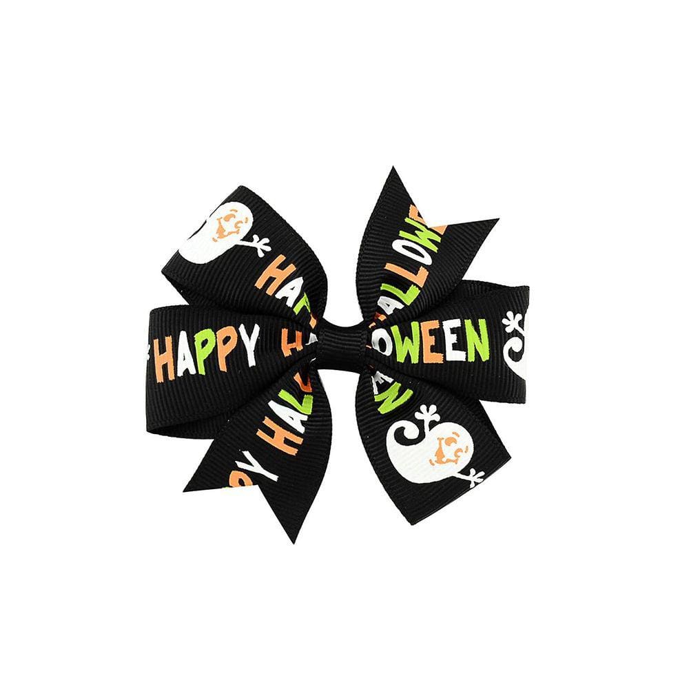 Halloween infantil hairpin crianças abóbora impressão meninas bonito arco acessórios de cabelo