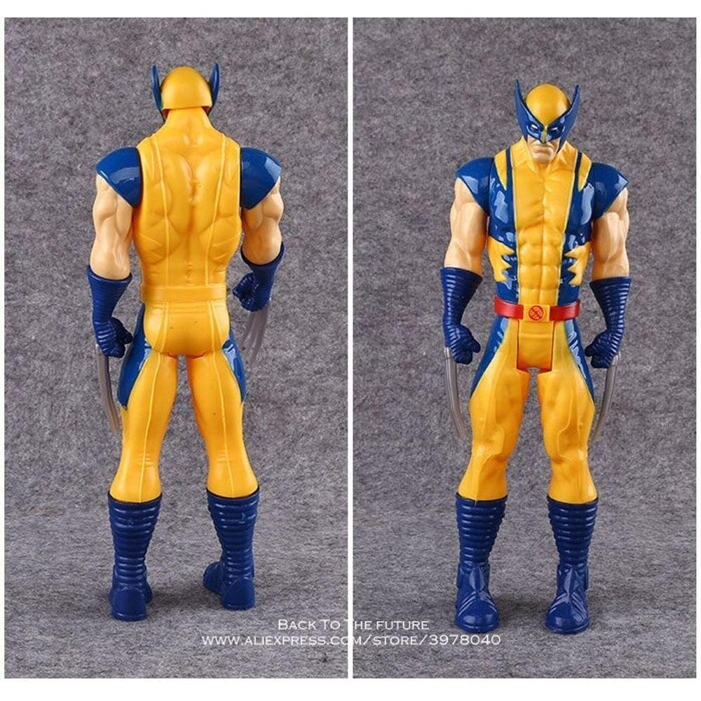 Marvel Avengers Wolverine Logan 30cm Action Figure Anime Mini Decoração PVC Collection Figurine Toy Model For Children| Figuras de Ação