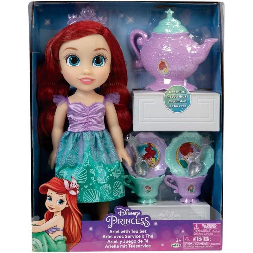 Boneca Princesas Disney Ariel Hora Do Chá - Multikids Br1924