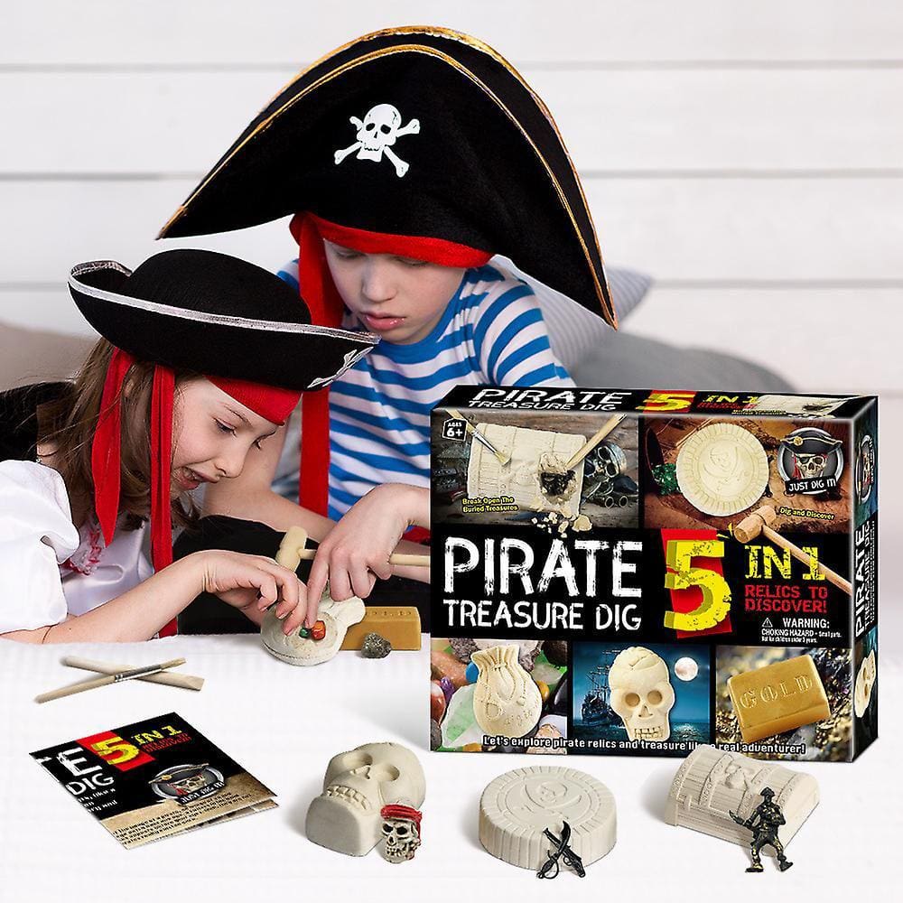 Jurassic World Dig Scientific Mining Toys Box Dinosaur Kids Toys Sea Shell Pirate Skull Tyrannosaurus Home Toys For Children (D3135)