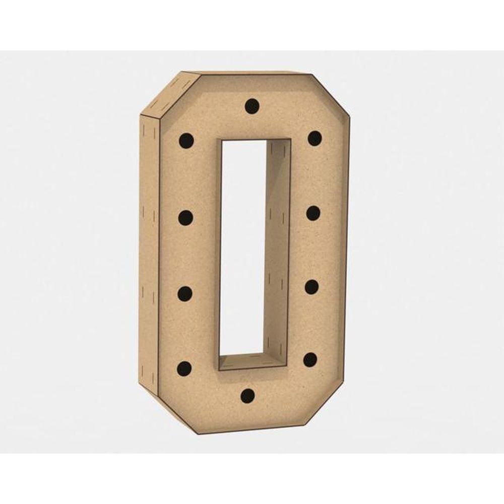 Letra Caixa Grande Mdf 80Cm de Altura - Decoração