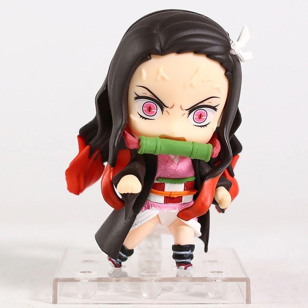 Demon Slayer Kimetsu No Yaiba Kamado Nezuko 1194 Tanjirou 1193 Zenitsu Agatsuma 1334 PVC Action Figure Collectible Model Toy| Figuras de Ação