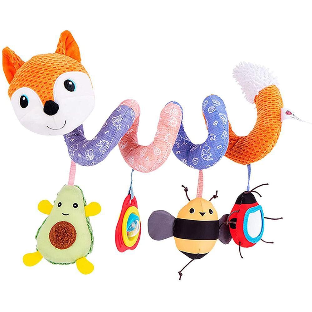 Brinquedos de carrinho espiral para bebês envolvê-lo carrinho de bebê carrinho /assento do carro / berço sensorial educação precoce brincar brinquedo,