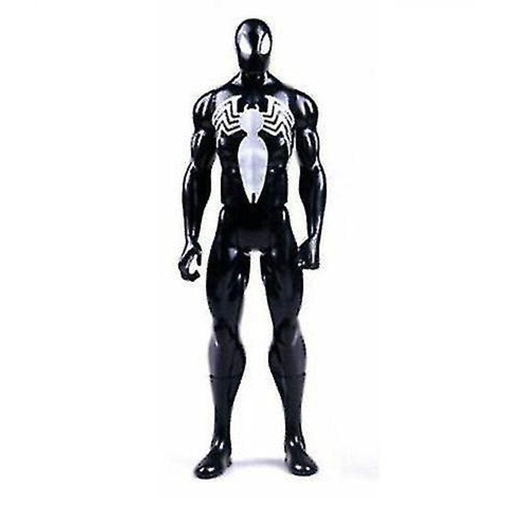 Schwarzer Spiderman Figura Brinquedo