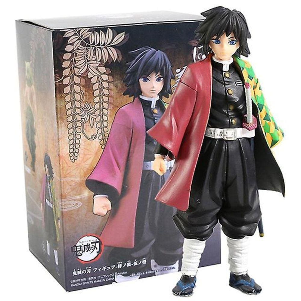 Anime Demon Slayer Kamado Tanjirou Nezuko Action Figures Pvc Model Toys (Giyuu)