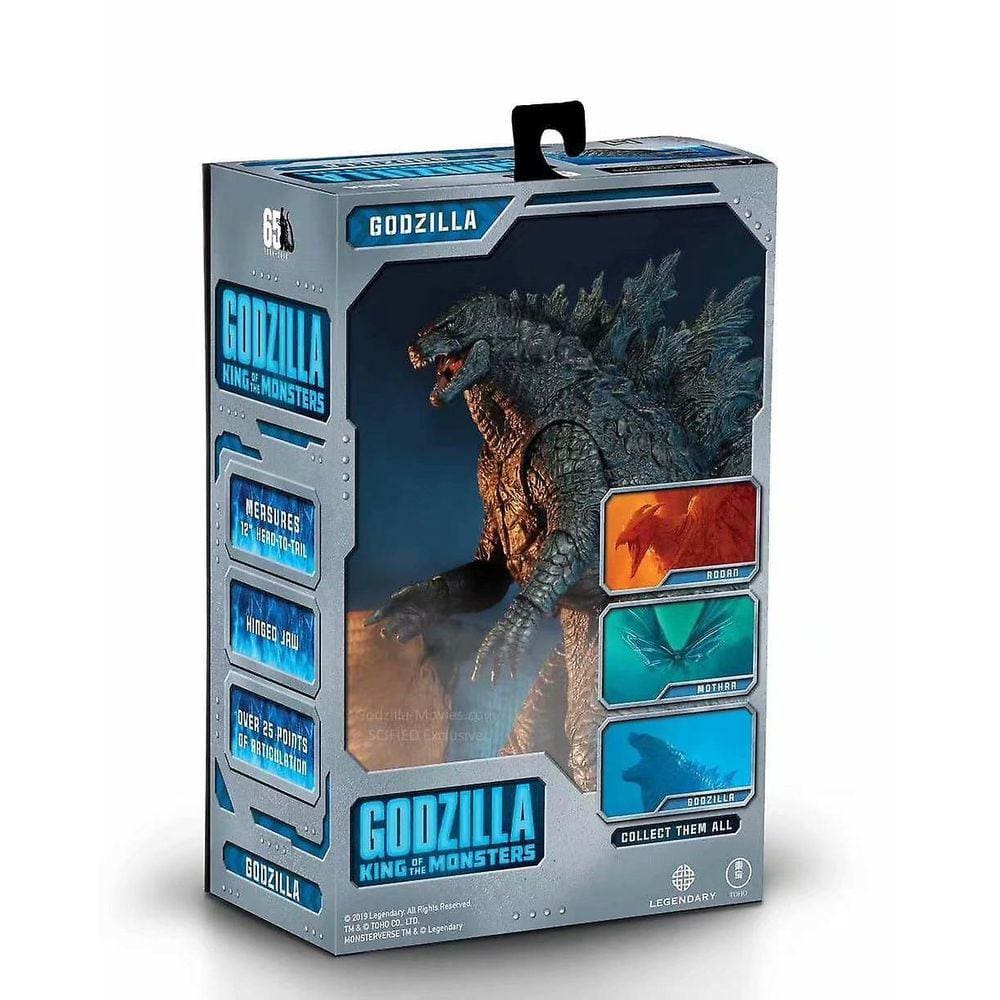 Figura de ação Monsterverse Godzilla (Cinza) - Playmates
