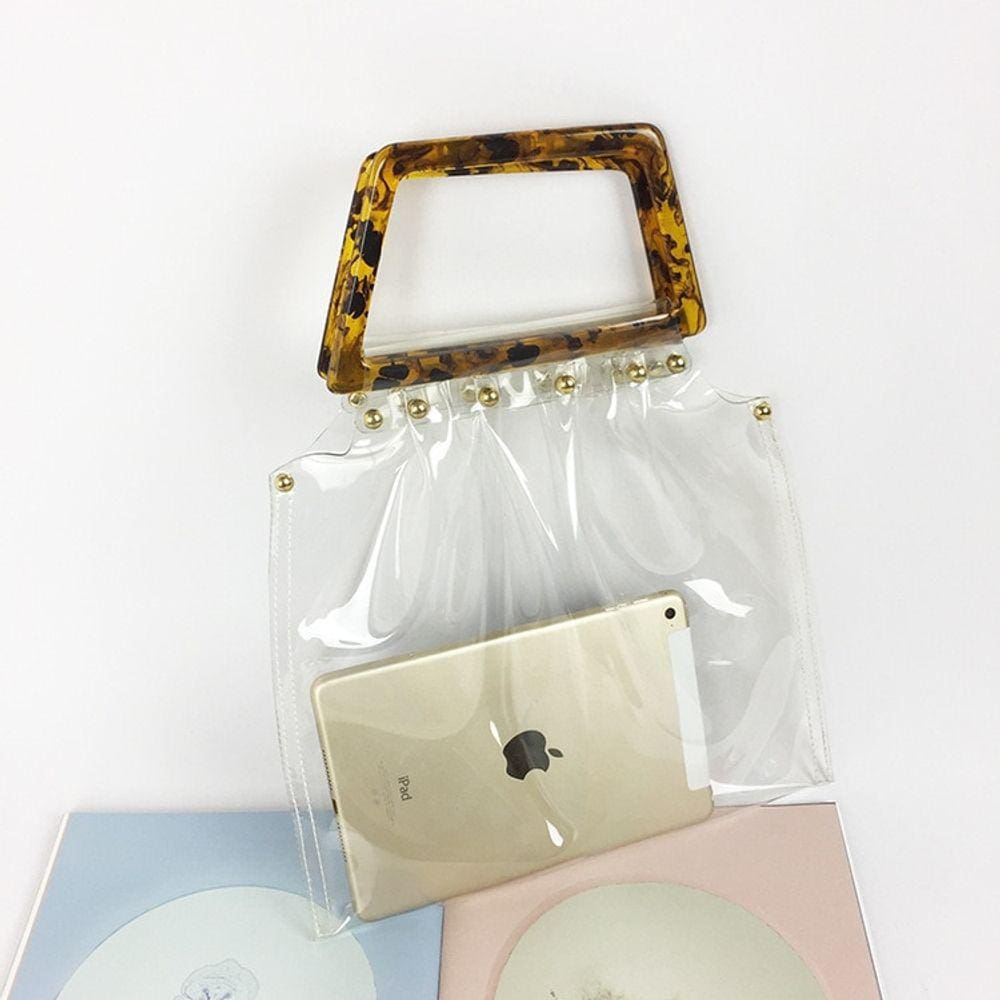 Verão Selvagem Lazer Acrílico Doll Transparent Jelly Bag PVC H