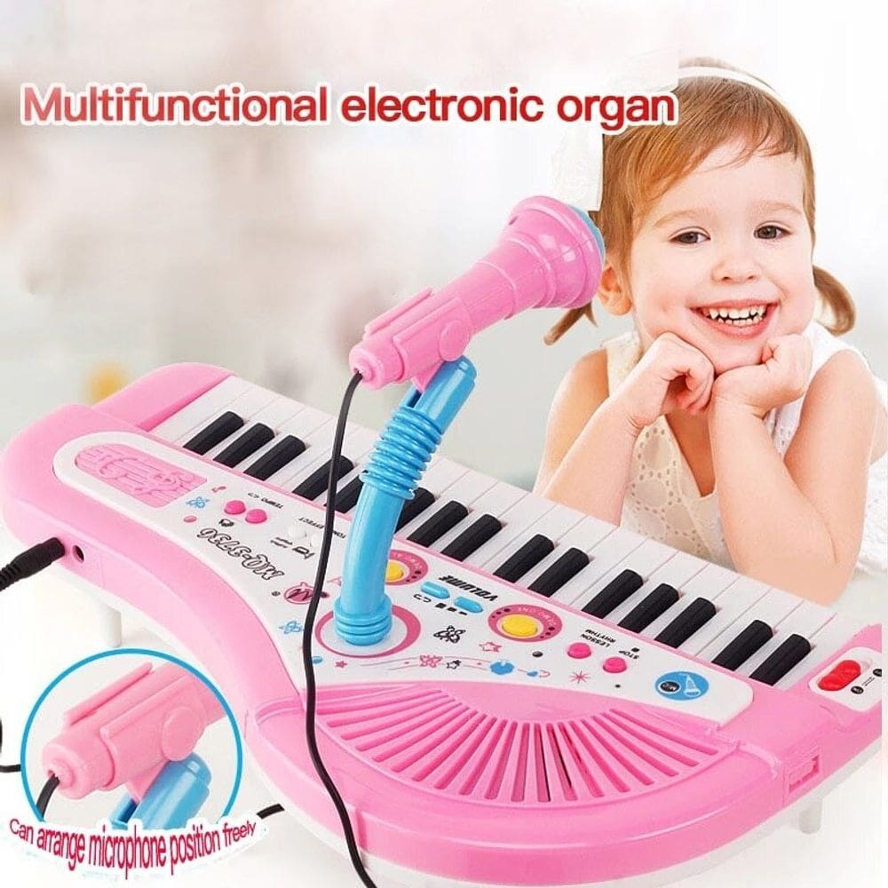 Piano infantil rosa