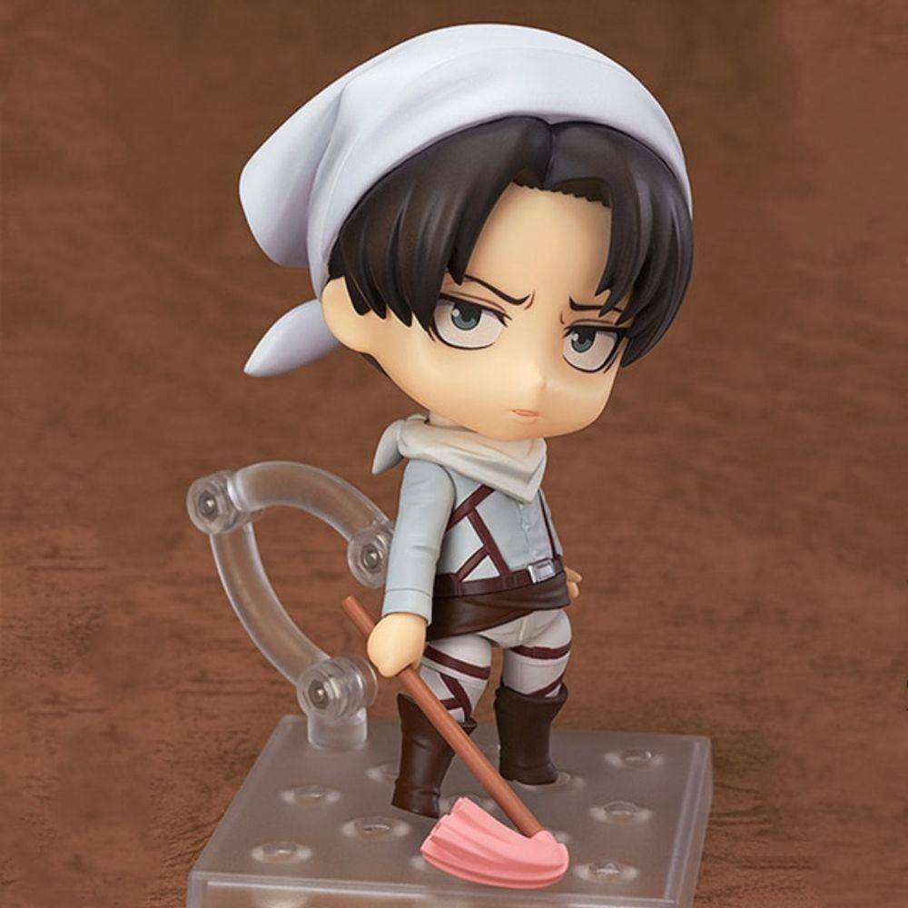 Ataque às Figuras do Anime Titã Levi Ackerman 417 Action Figurine Ver.PVC Cute Toys Model Kids Doll Brinquedos| Figuras de Ação