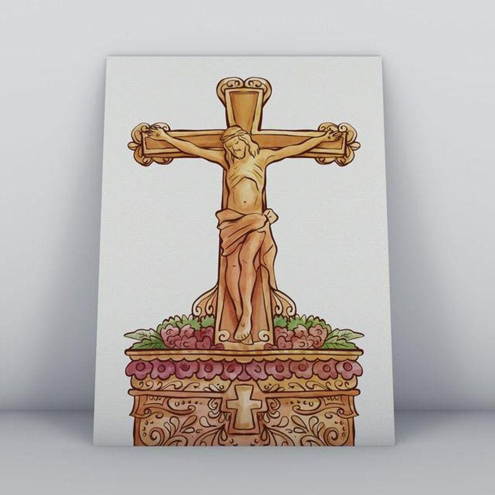 Quadros TAC religião-042-m2 Colorido 20x30cm MDF