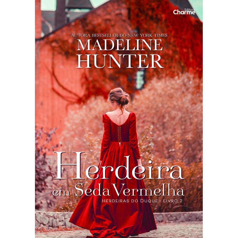 Herdeira em seda vermelha