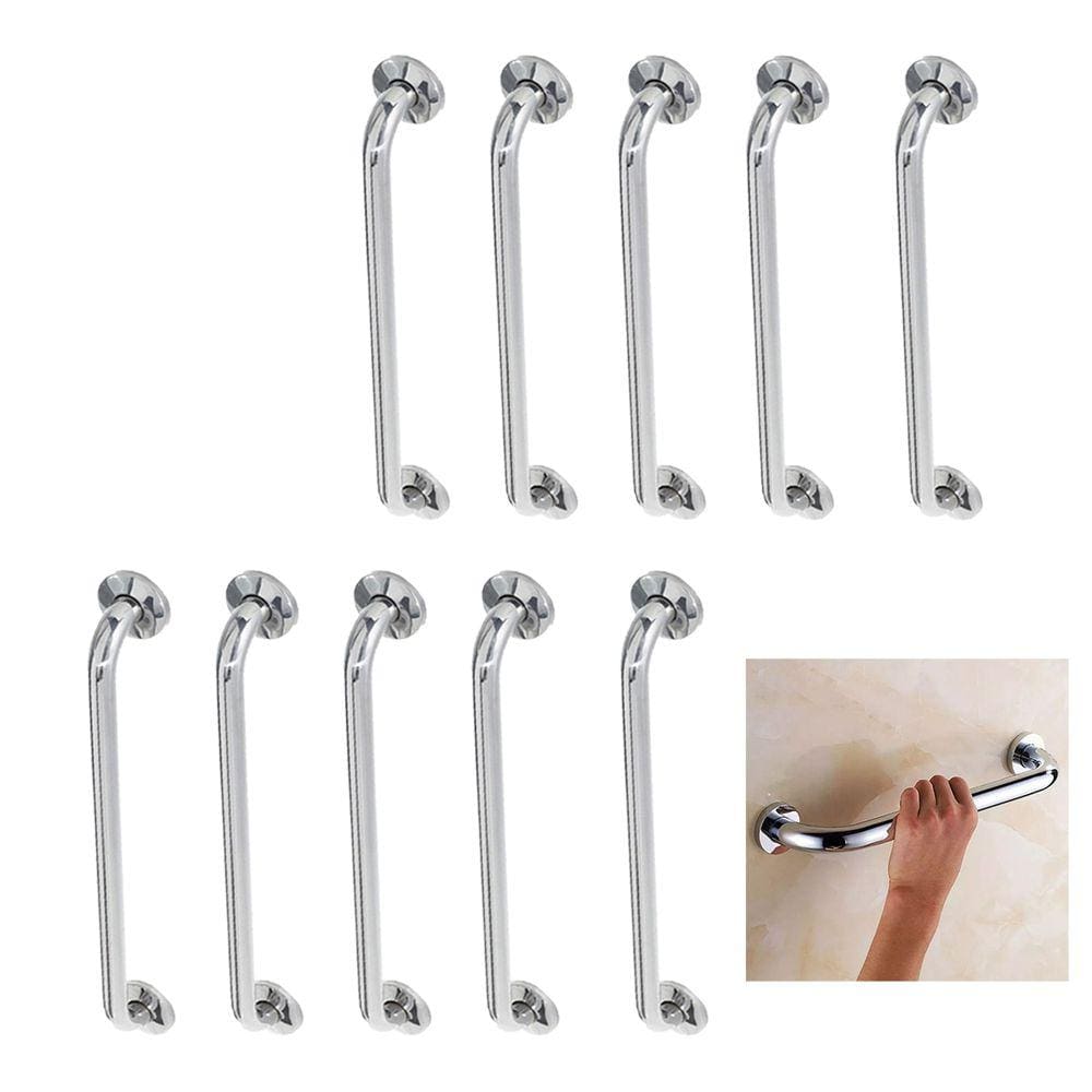Alça de Apoio Barra Inox 40cm kit 10 Unidades Banheiro Idoso Segurança