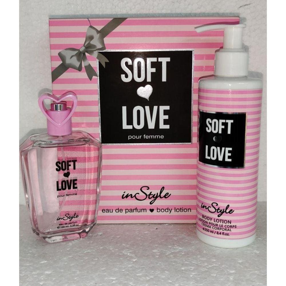 Kit Soft Love Perfume 100 Ml + Loção 250Ml