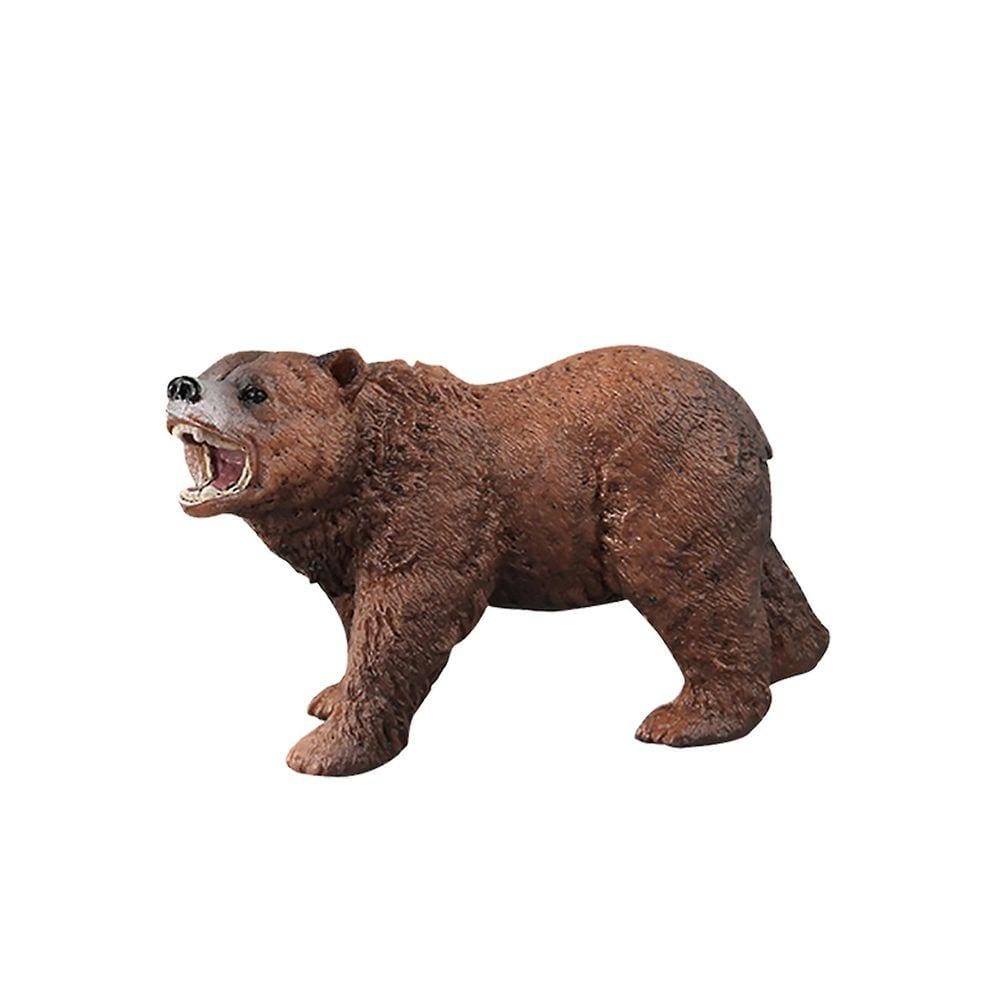The Bear Animal Toys Figurines Home Decorar Pré-escolar Educacional