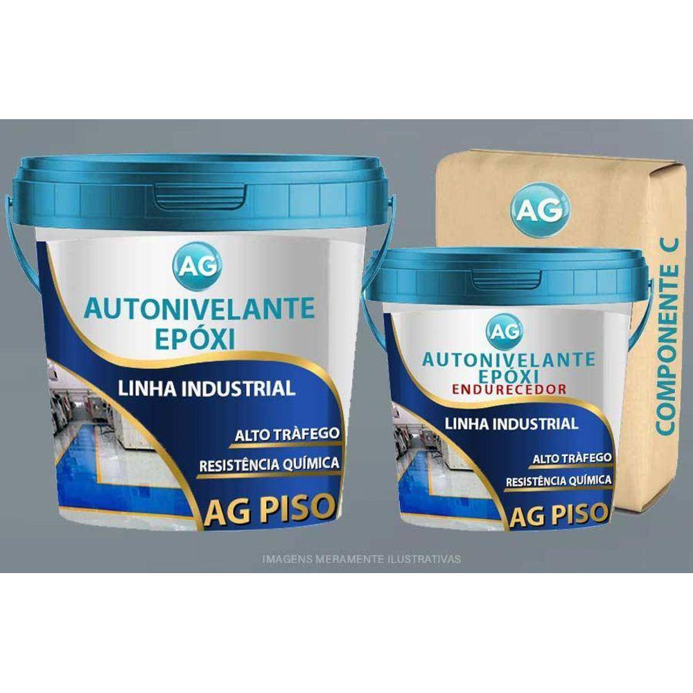 Autonivelante Industrial Cinza Prateado Ag - Ral7001 15Kg