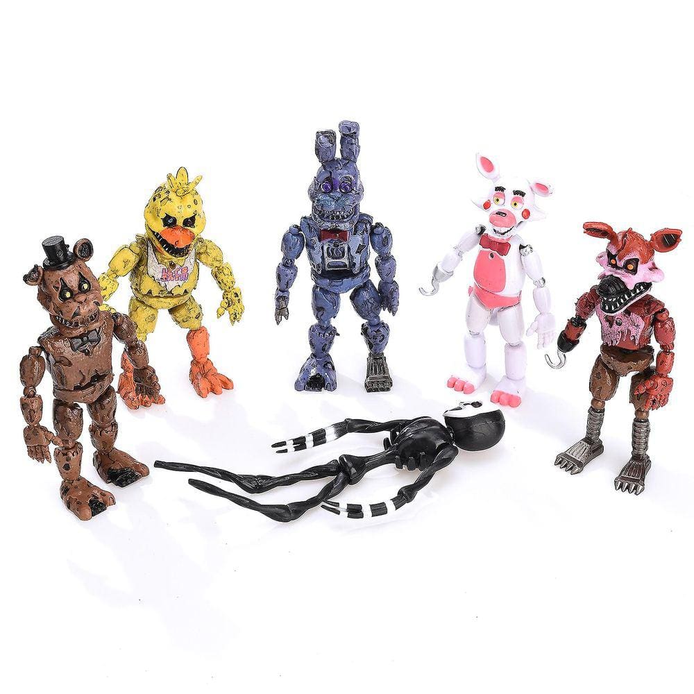 Kit 5 Bonecos Animatronics Five Nights At Freddy's