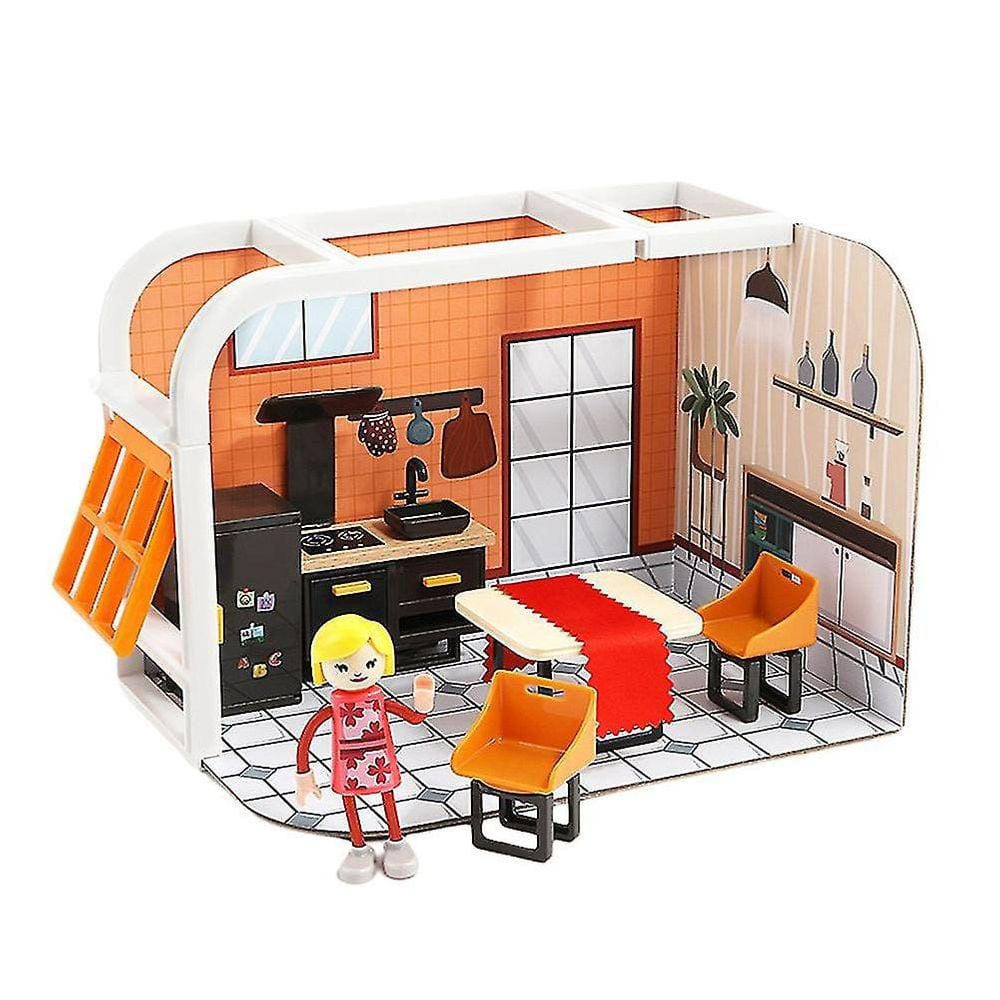 Casa de bonecas Toy Girl Menina Princesa Casa Play House Gi