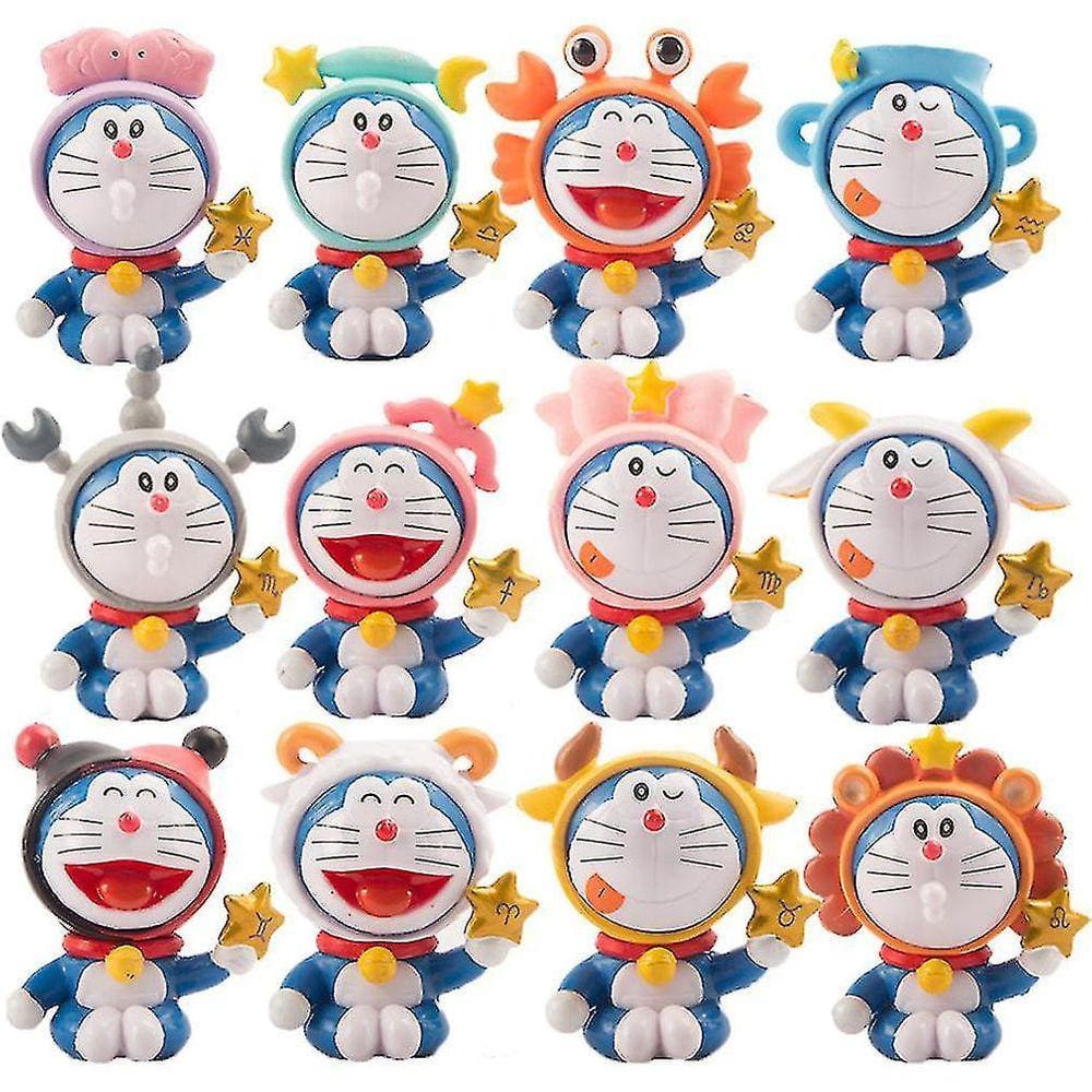 Doraemon Constellation Série Boneca Anime 12pcs