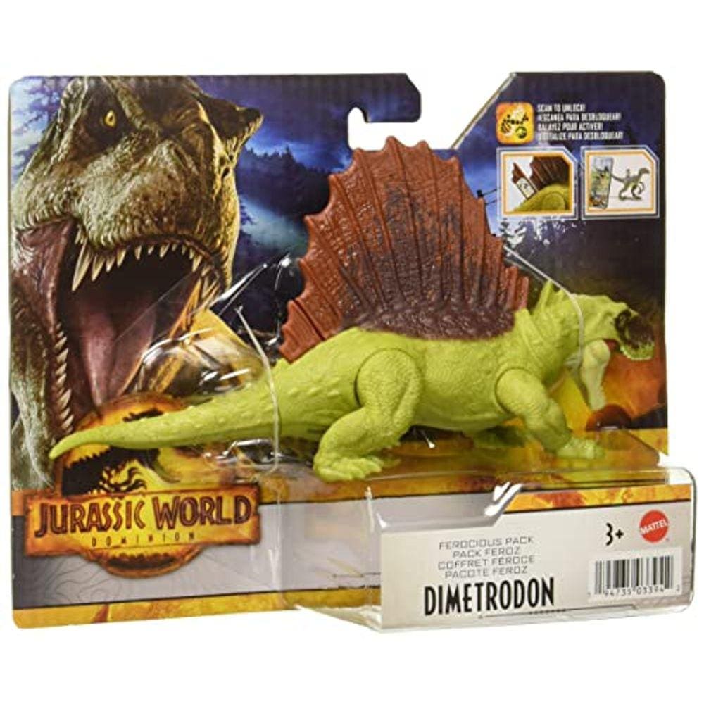 Jurassic World Dominion Ferocious Pack Dimetrodon Verde