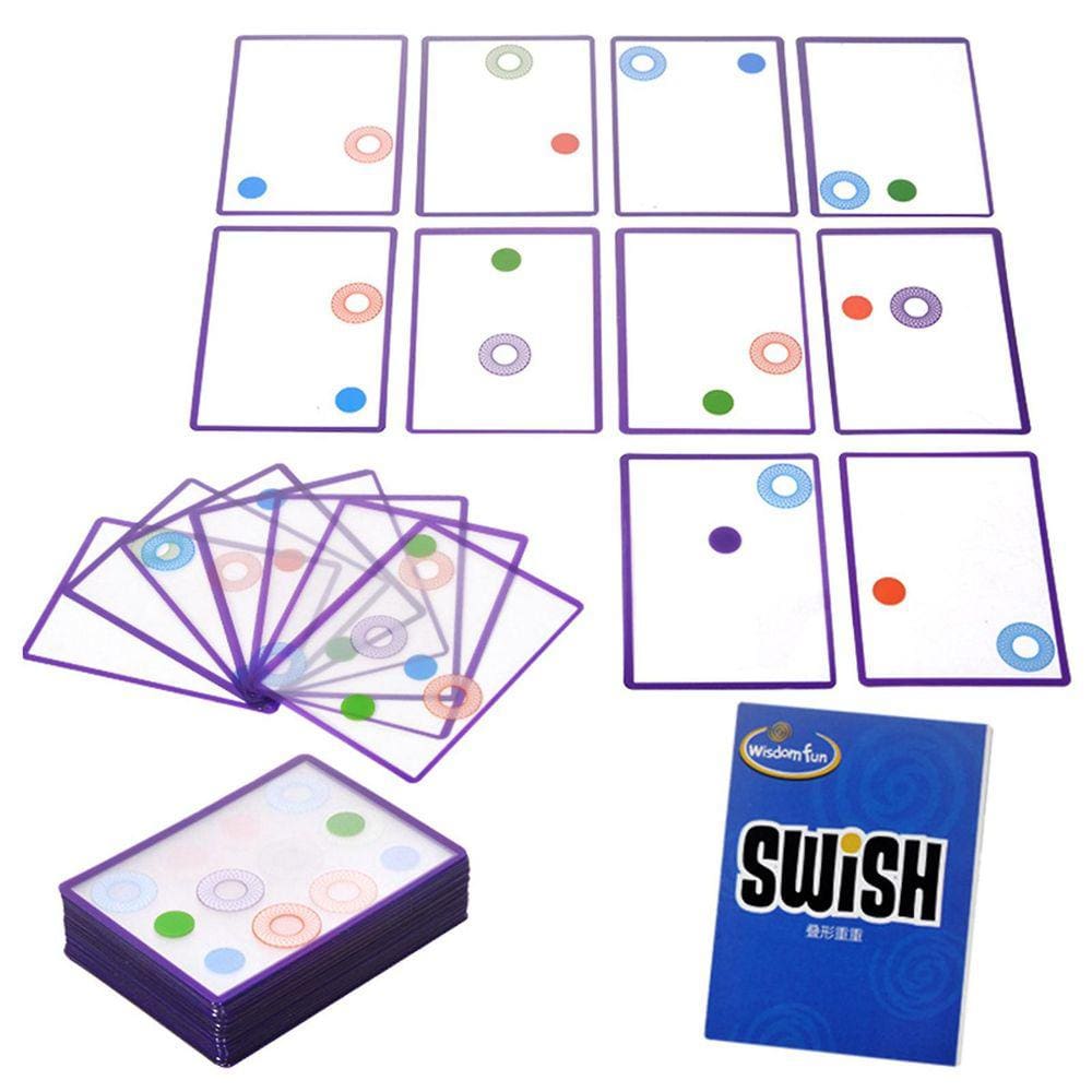 Blue Swish Card Jogo de tabuleiro Logical Kids Family Playing Tool