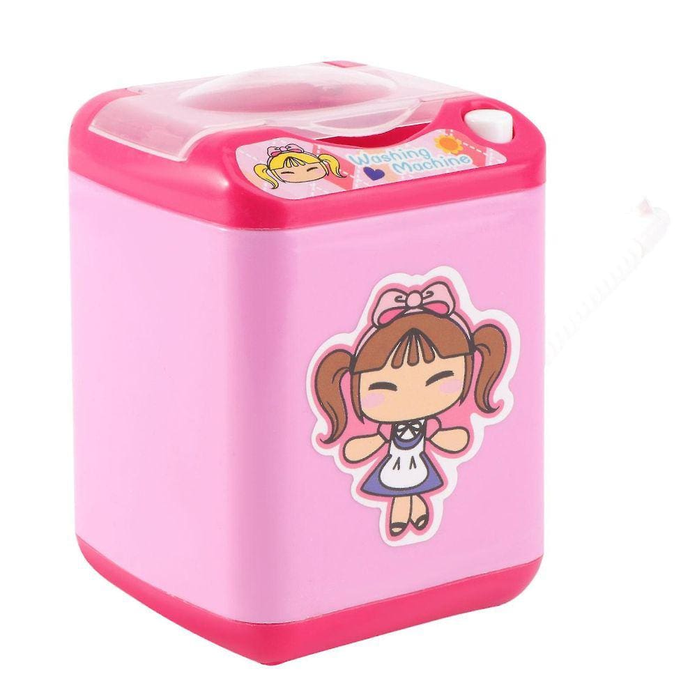 1pc simulação máquina de lavar roupa brinquedo elétrico mini aparelho t