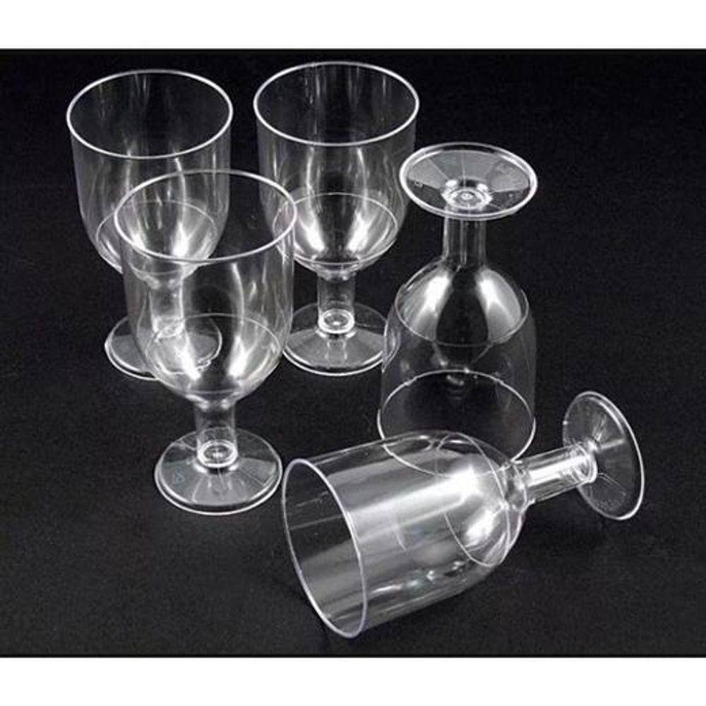 Taça Acrílico Doces Bebidas Cristal 50ml Branco 40 Peças