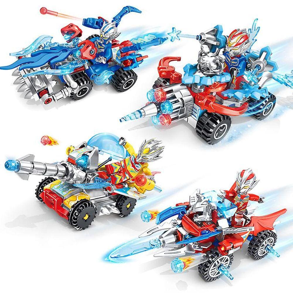 4 em 1 partícula pequena montada blocos de construção chinês Supe