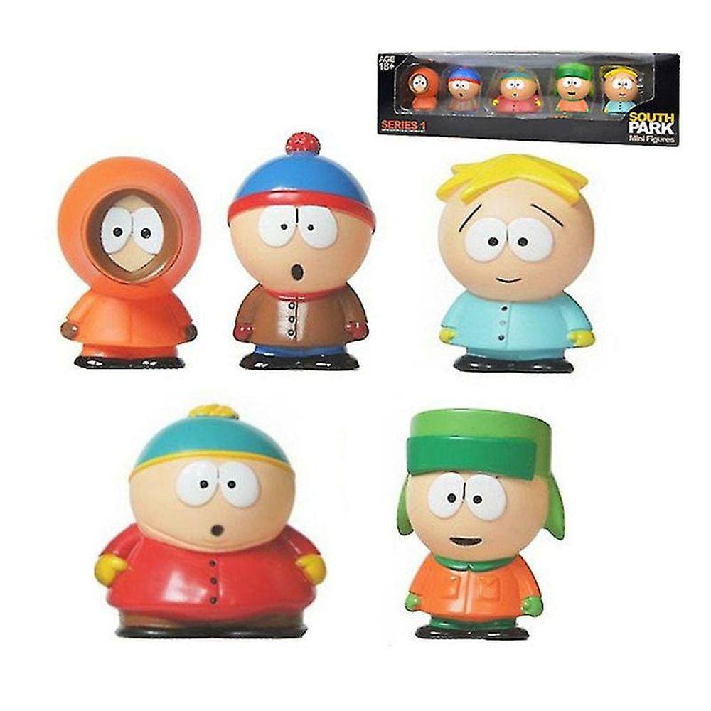 5pcs/set Southern Park Figura Brinquedos Creative Austral Parks Ac
