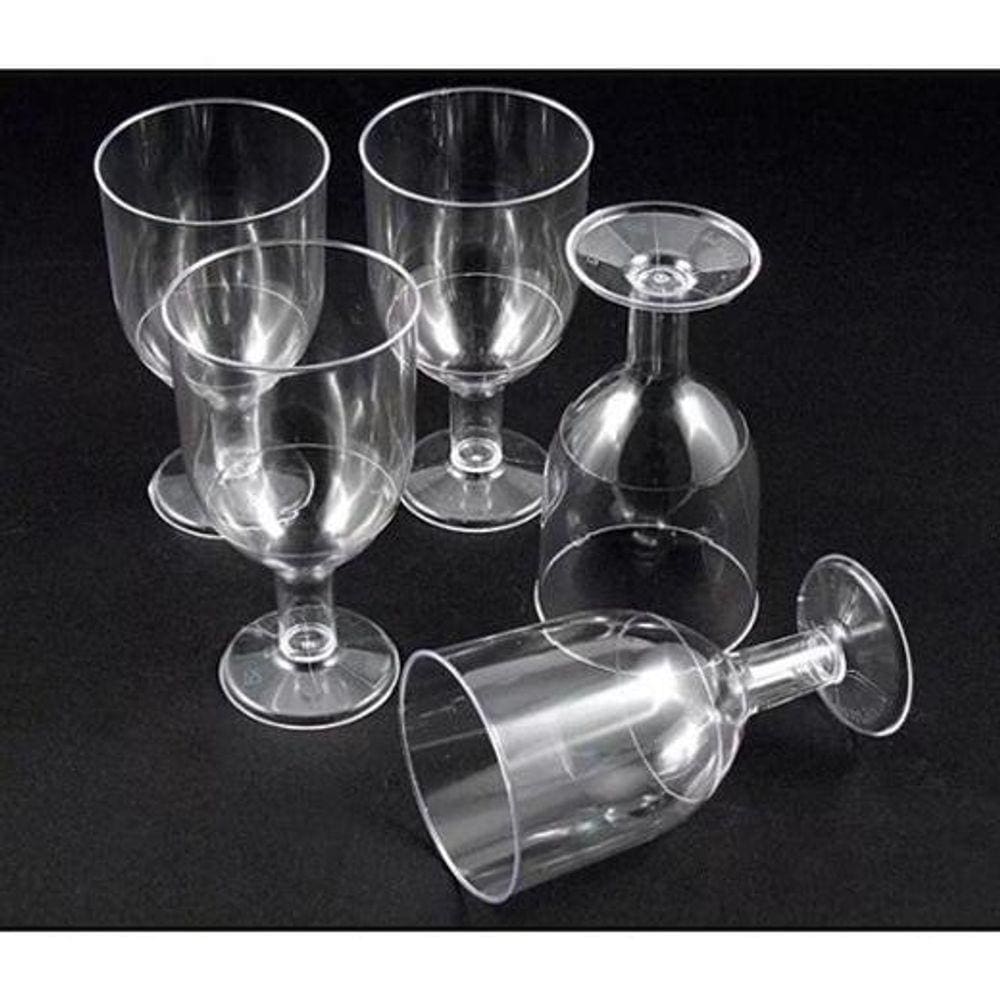 Taça Acrílico Doces Bebidas Cristal 50ml Branco 40 Peças
