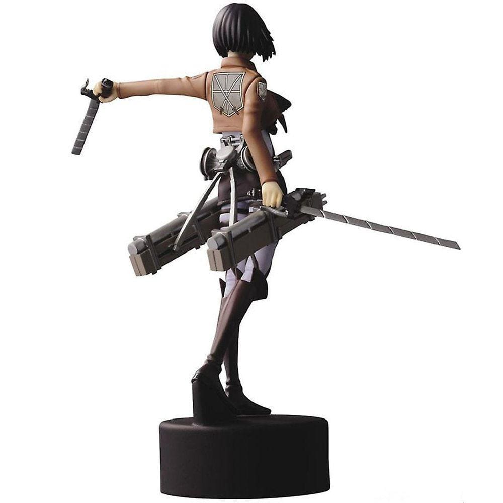 Ataque de anime de 14cm em Titã Mikasa Ackerman Pvc Action Figure Modelo Toy