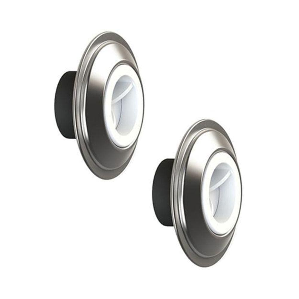 Kit 2 Dispositivos De Aspiração Sucção Em Inox Para Piscina