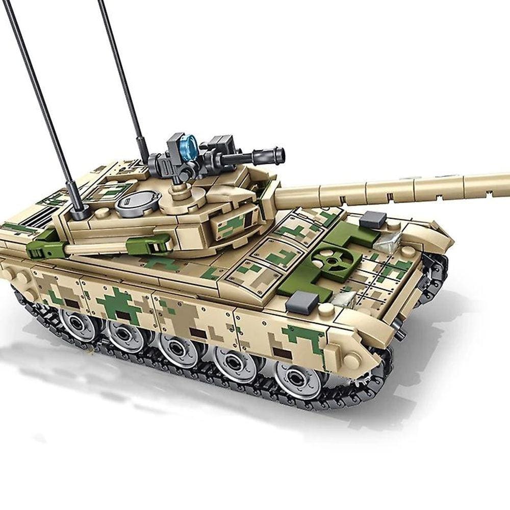 Recarregamento de sangue de ferro Vt-4 Main Battle Tank Boy Diy Small P