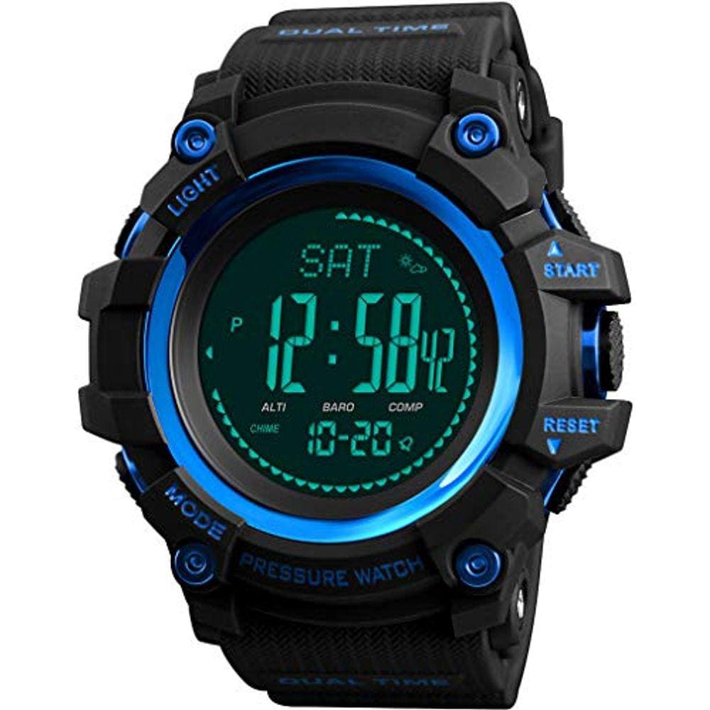 Relógio masculino findtime Compass Altímetro Barômetro Tempe