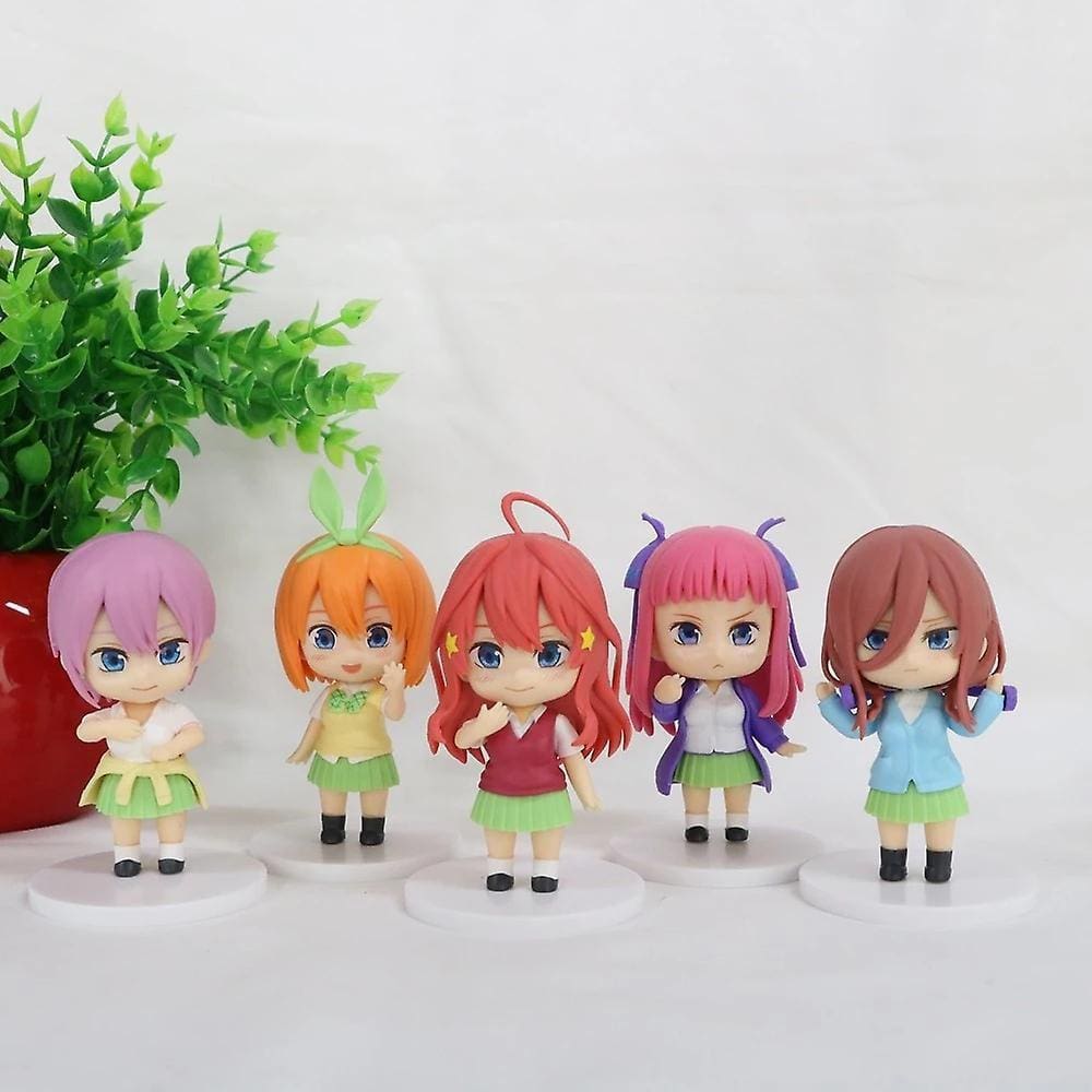 5pcs/lot quintessencial quintuplets pvc figura de ação Japane
