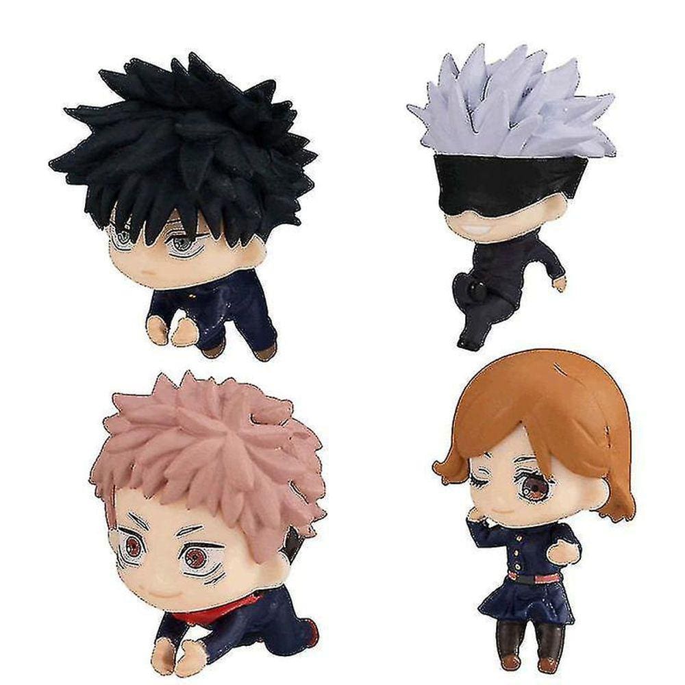 4pcs Anime Jujutsu Kaisen Gojo Satoru Kugisaki Figura