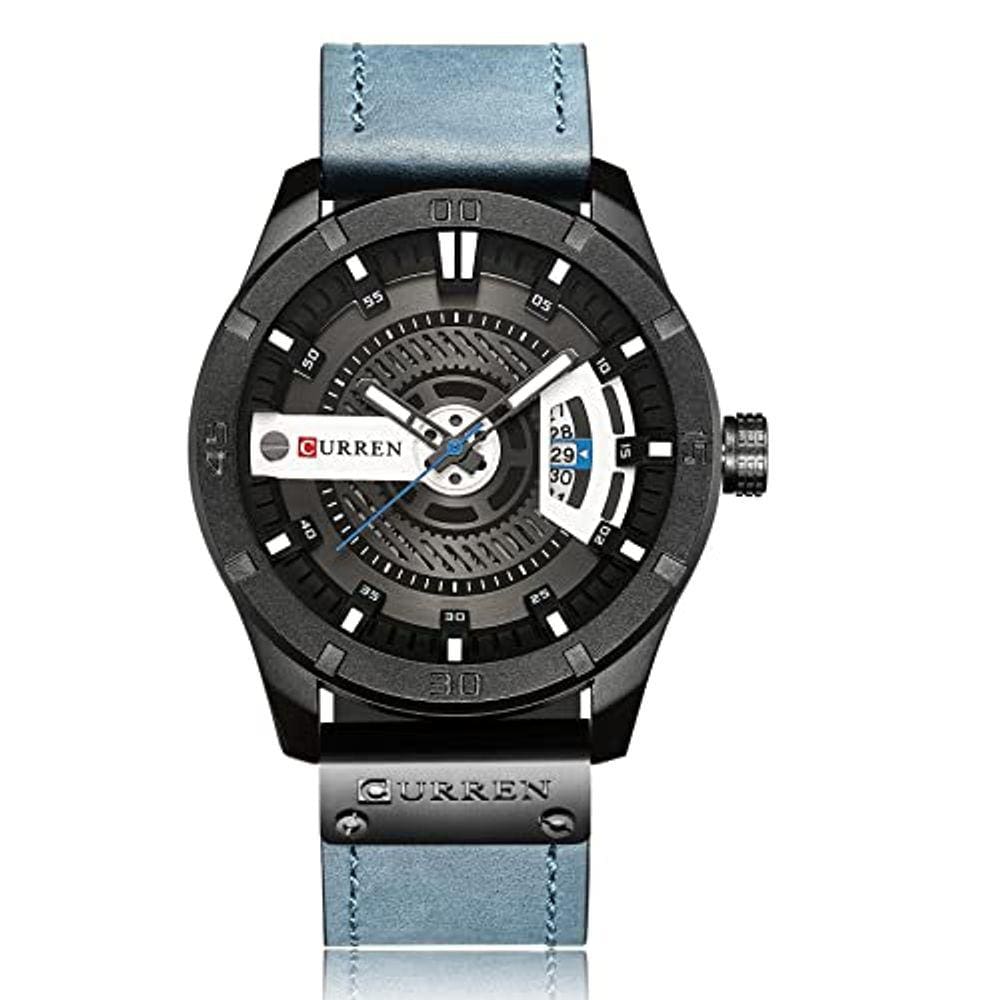 Relógio masculino Calendar Watch s Belt Watch (#4)
