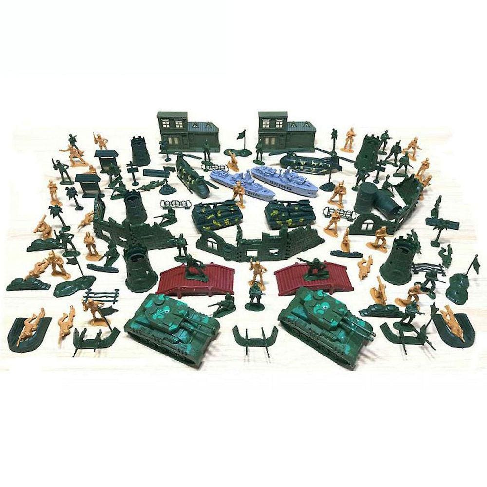 139pcs Mini Figuras do Exército definidas com 5cm soldados brinquedos de simulação militar para crianças