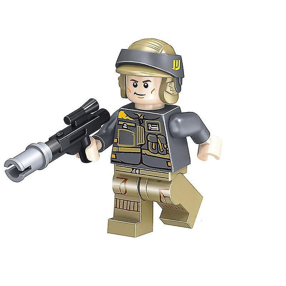 8pcs Imperial Commando Tank Soldier Puzzle Montado Buildin