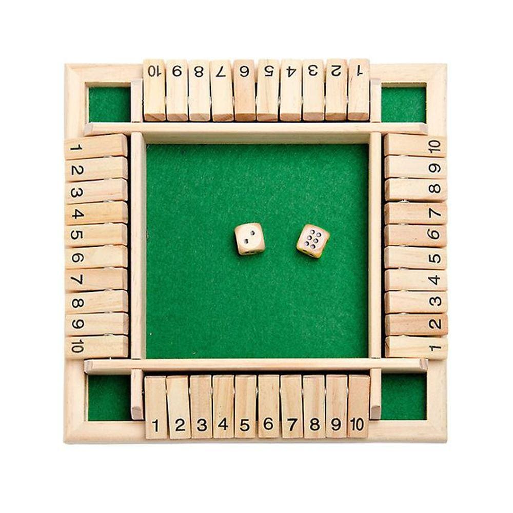 Jogo digital de jogo de flop de quatro lados brinquedos jogo de tabuleiro pai-filho para a família (verde)