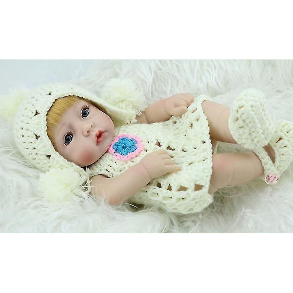 11\" Boneca de bebê realista de silicone de vinil artesanal