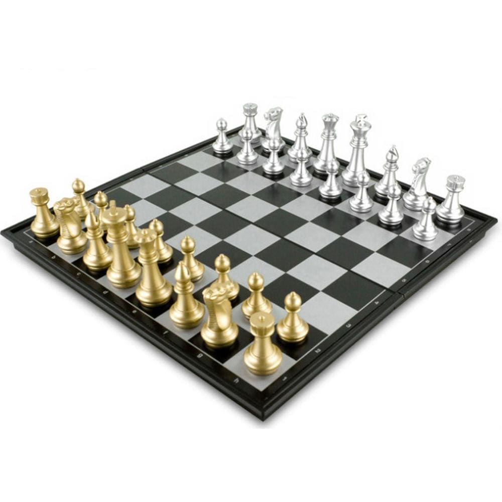1 Set Medieval Xadrez Tabuleiro Magnético Desenvolvimento Intelectual